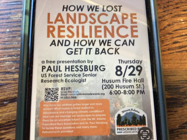 Landscape resilience workshop