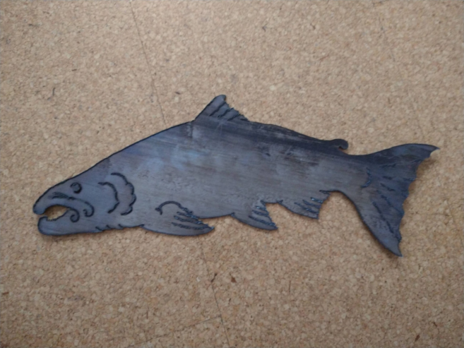 metal Art Salmon