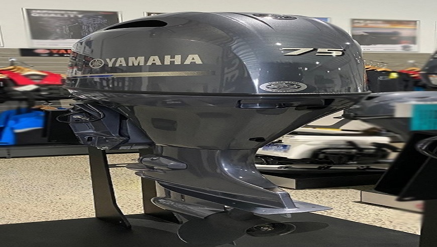 2023 Used Yamaha 75 HP Outboard Motor Boat Engine