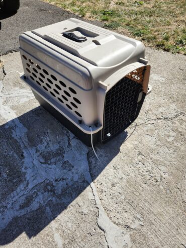 Free pet carrier/crate