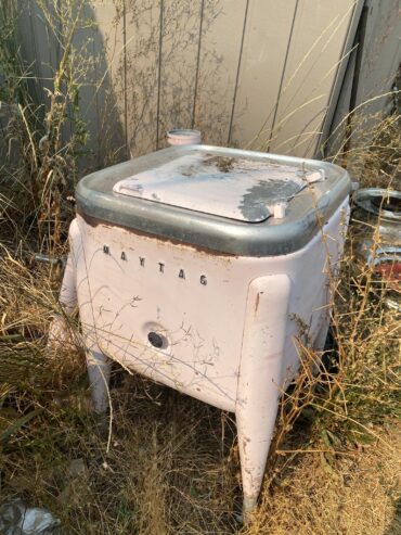 Old washing machine