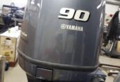 Like New 2022 Yamaha 90hp 4 Stroke Outboard Motor Engine