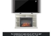 Electric Corner Fireplace TV Stand