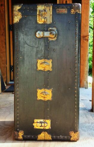 vintage steamer trunk