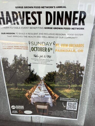 Harvest dinner tonight