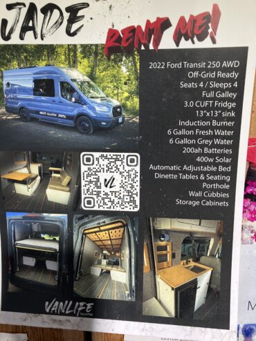 Transit van for rent