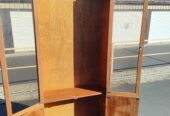 Wood/Glass Bookcase/Cabinet