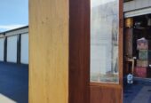 Wood/Glass Bookcase/Cabinet