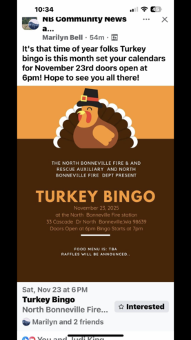 Turkey bingo