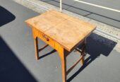 Heavy Duty Antique Kenmore Sewing Oak Desk, working