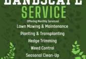 Landscaping services