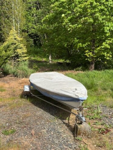 Laser Sailboat with Trailer