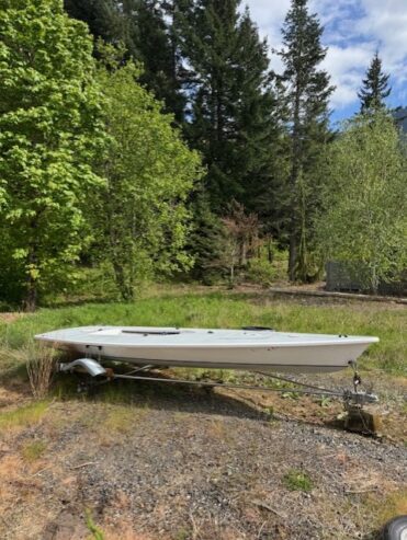 Laser Sailboat with Trailer