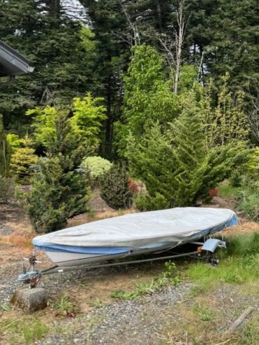 Laser Sailboat with Trailer