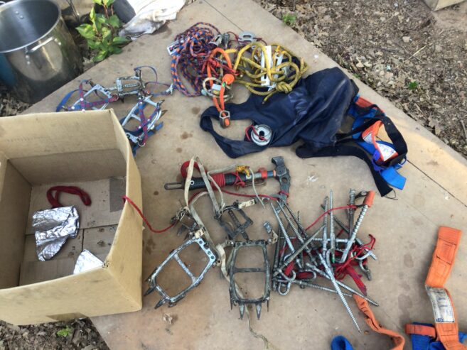 Ice climbing gear
