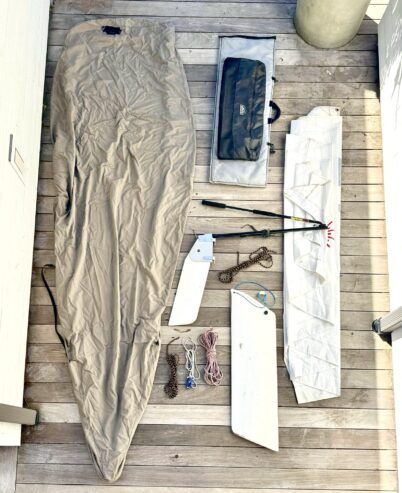 Laser Sailboat with Trailer