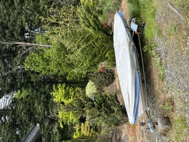 Laser Sailboat with Trailer
