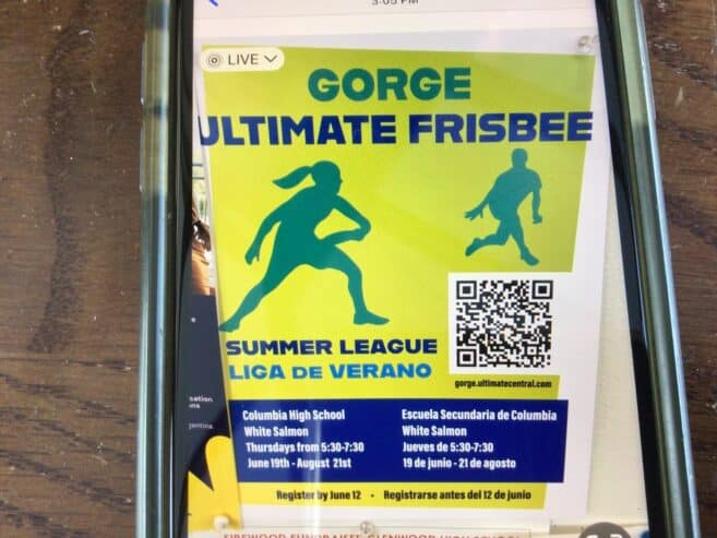 Ultimate frisbee