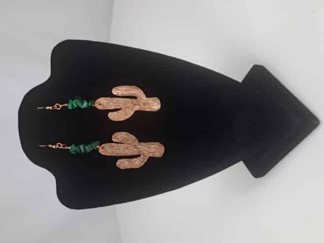 cactus earrings