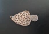 Sterling Silver morel pendant