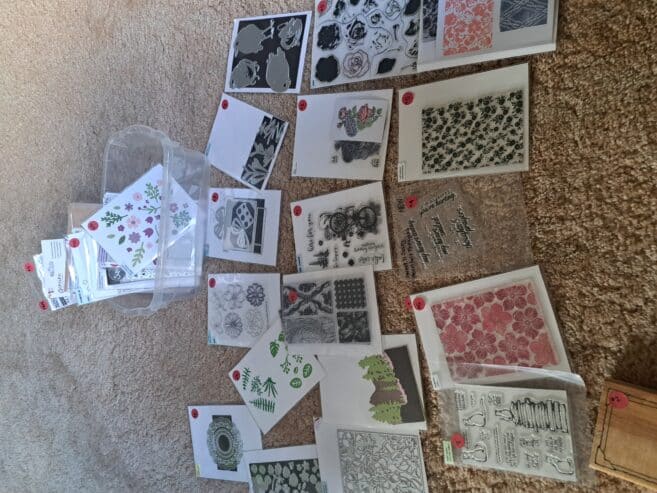die cuts, stamps, stencils