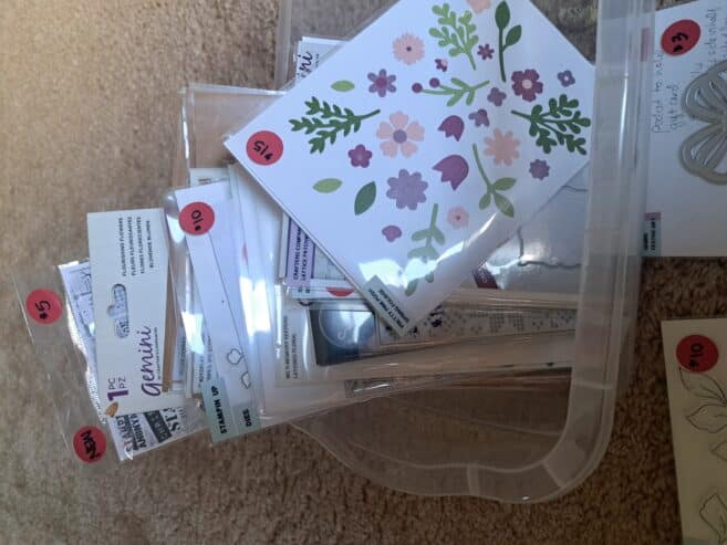 die cuts, stamps, stencils