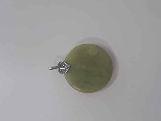 Green stone pendant