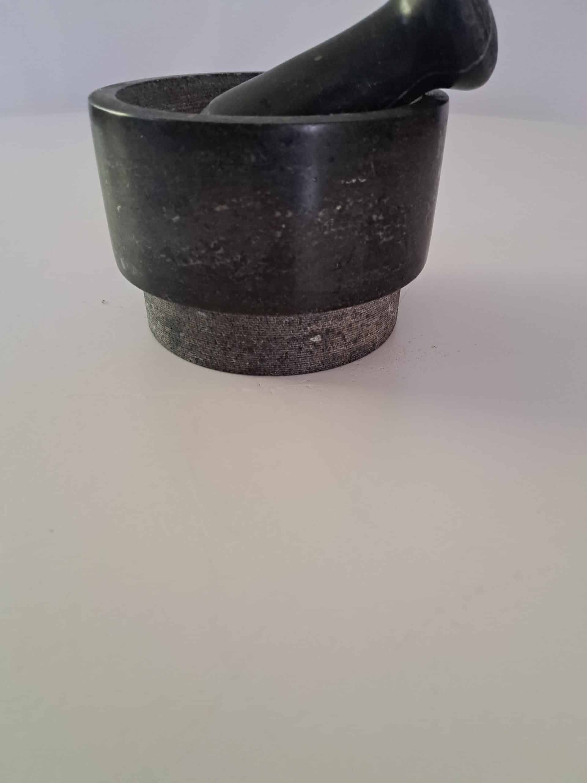 stone morter and pestle