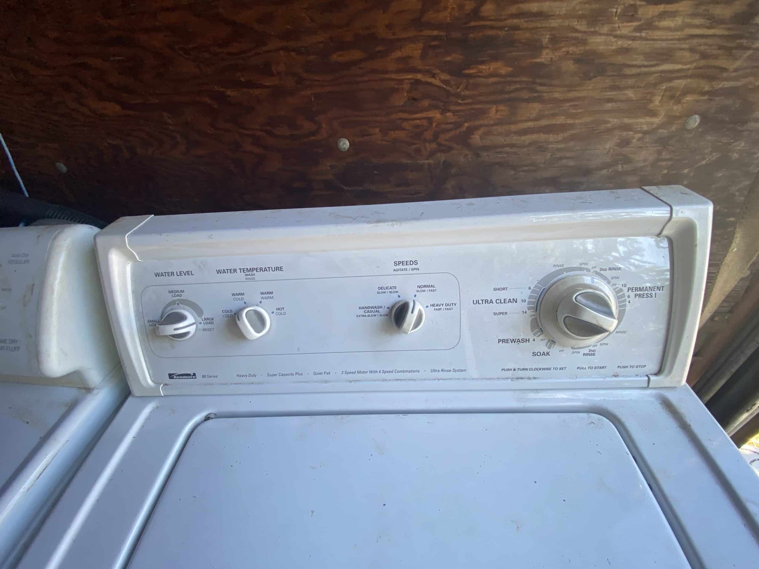 Kenmore washer, Maytag dryer