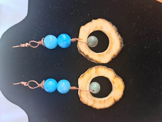 Maine moose earrings
