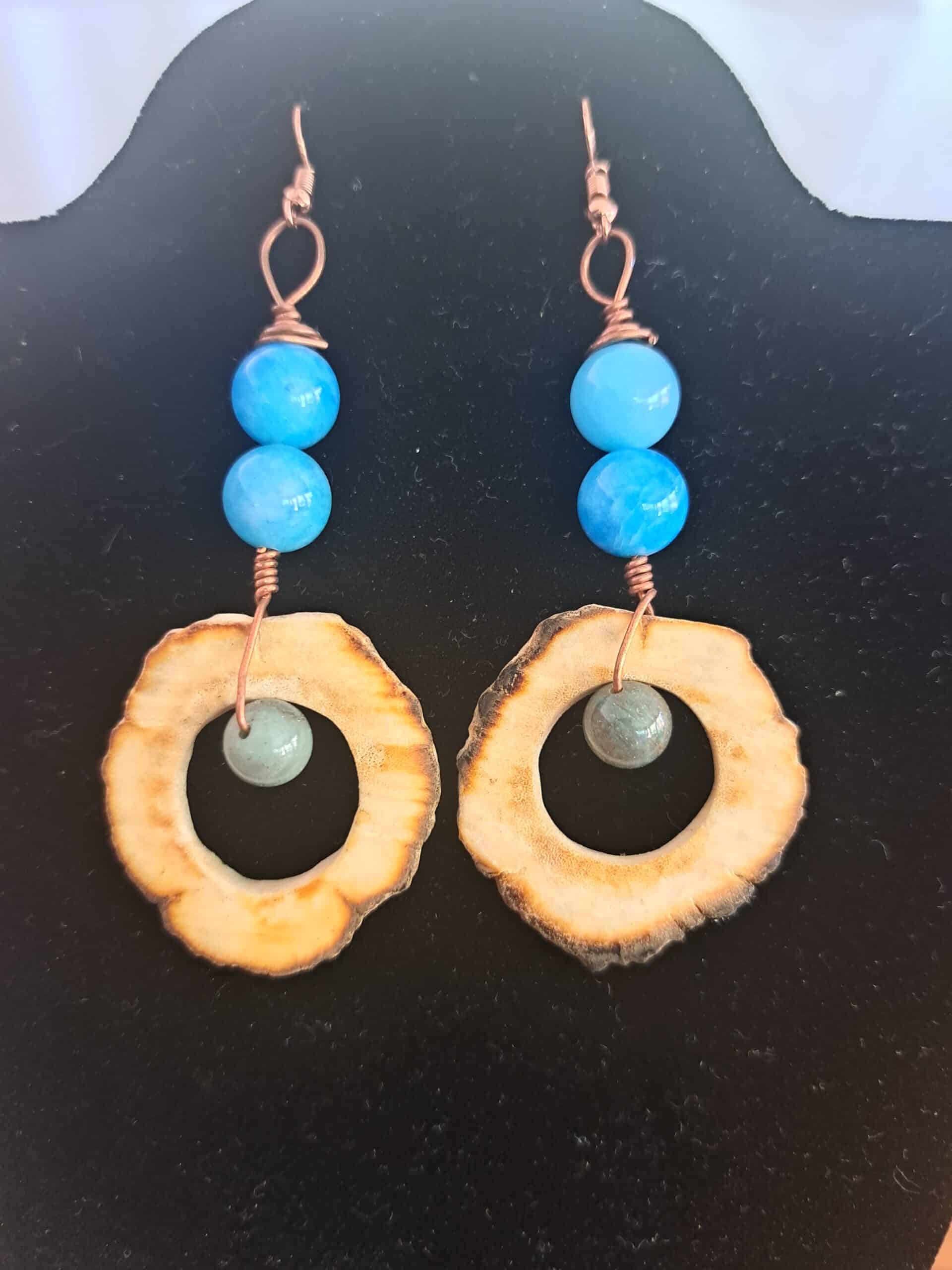 Maine moose earrings