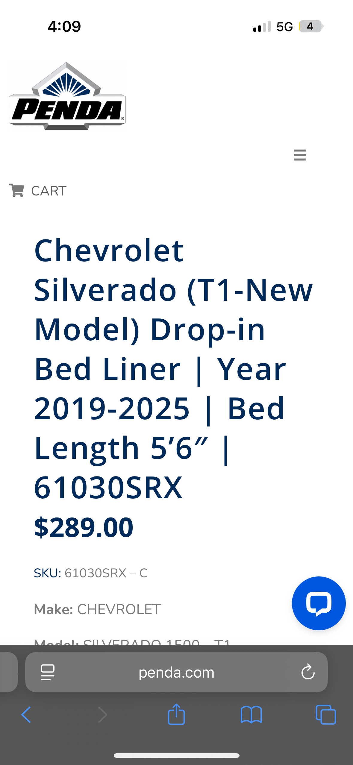 Chevy bed liner 2019-2025