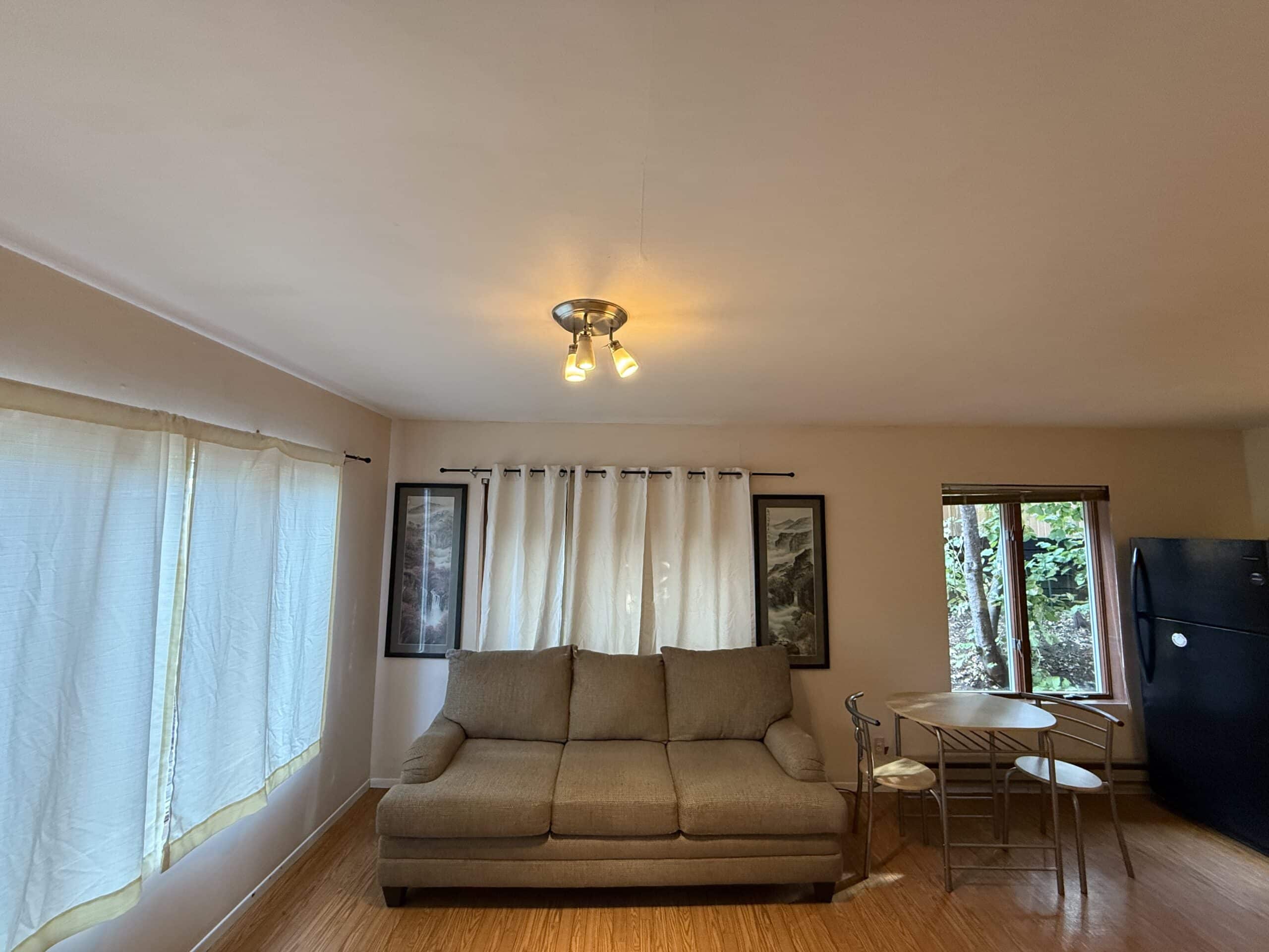 Partially furnished 1 bed 1 bath Unit