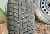 Studded snow tires