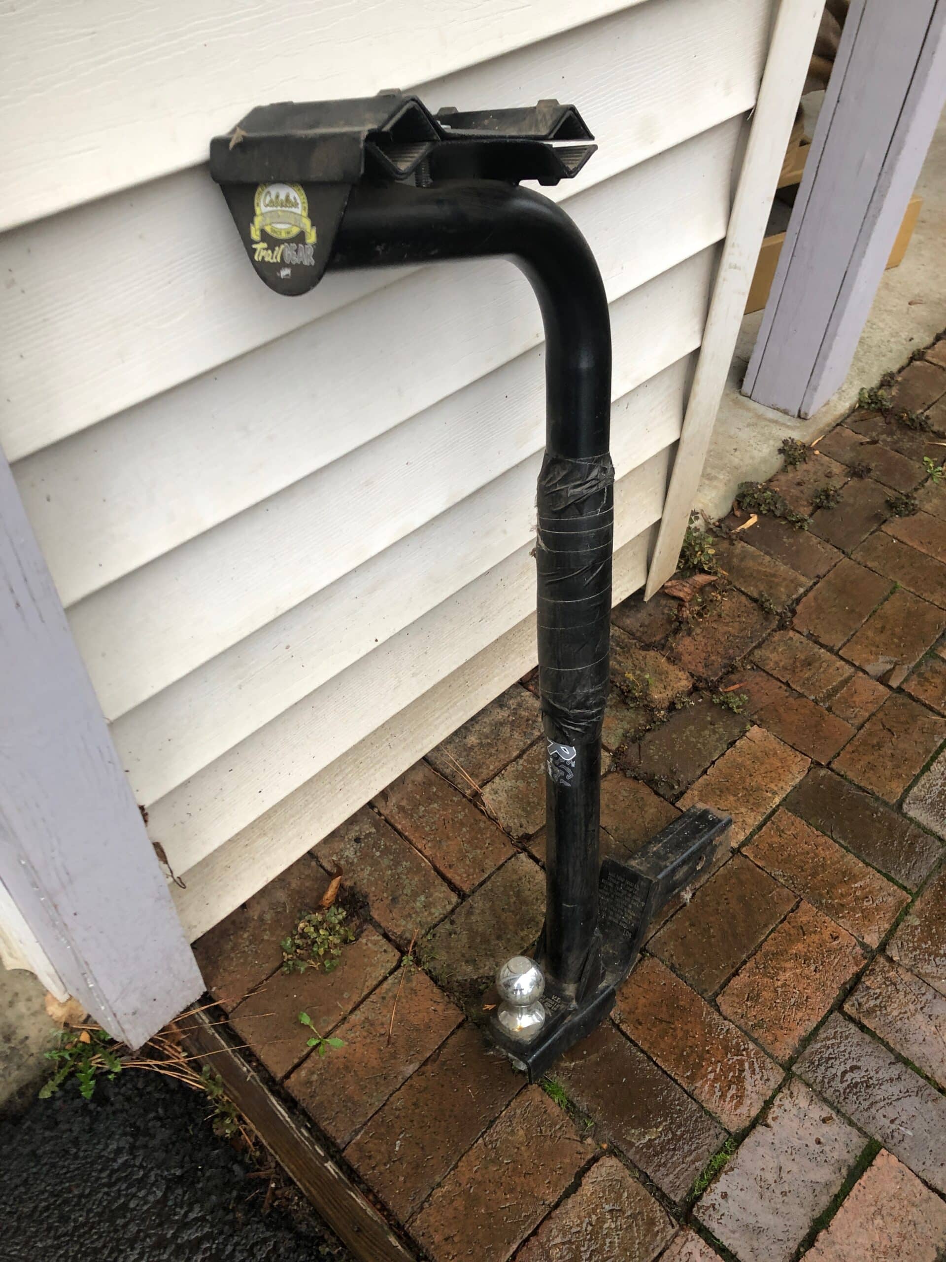 tow hitch and bike rack