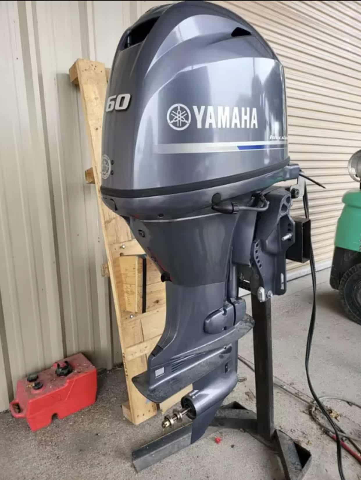 Slightly Used Yamaha 60HP 4 Stroke Outboard Motor Engine