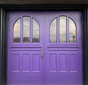 purple-doors