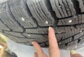 For Sale: Set of 4 Studded Winter Tires —225/55R18 102T
