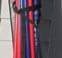 Alpine Ski Slalom Race Gates