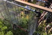 Metal shelves