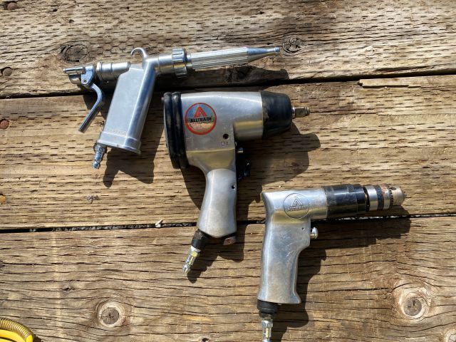 Dayton Speedaire Air Compressor with tools