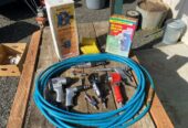 Dayton Speedaire Air Compressor with tools