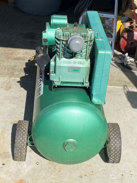 Dayton Speedaire Air Compressor with tools
