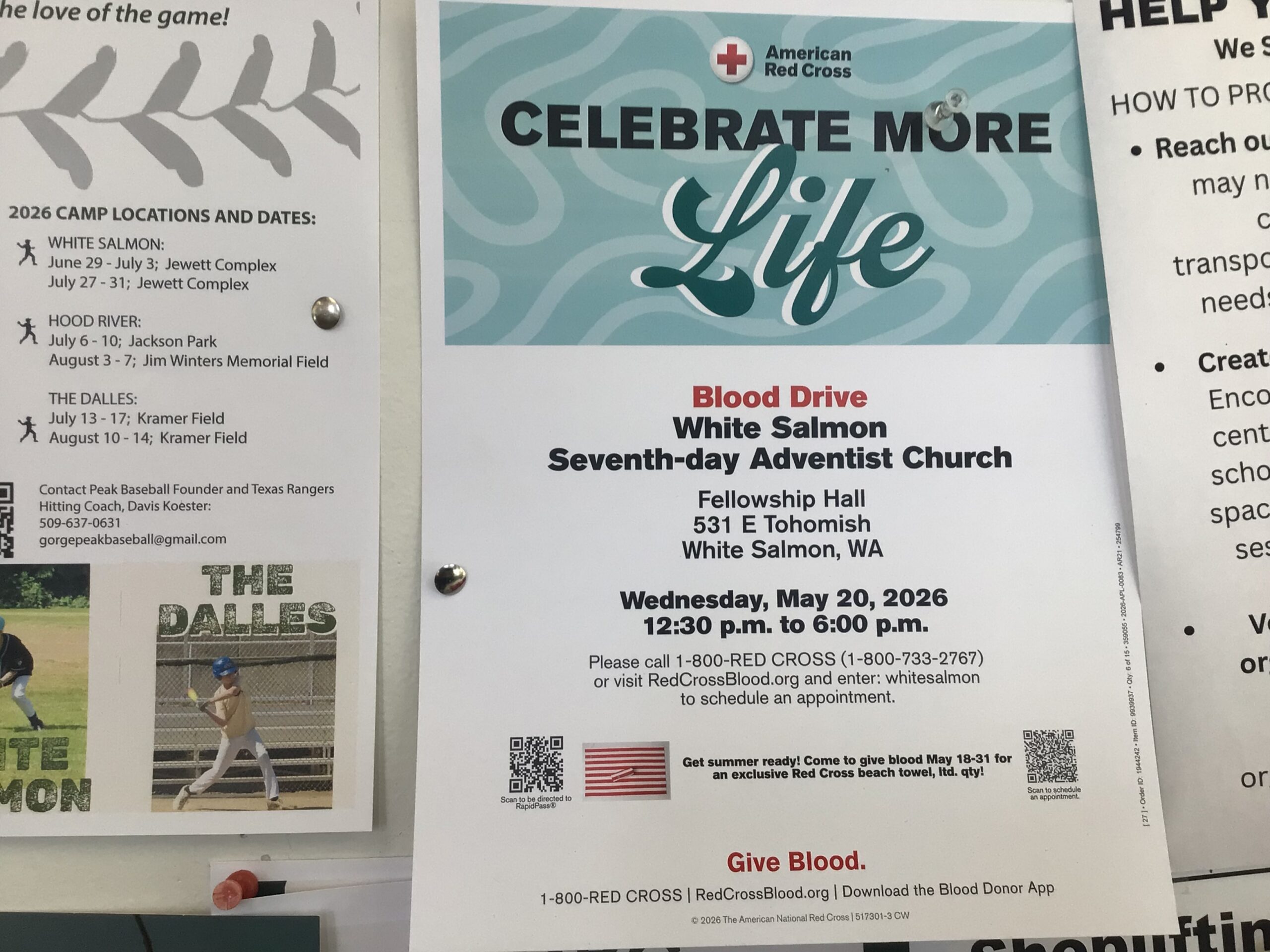 Blood drive today