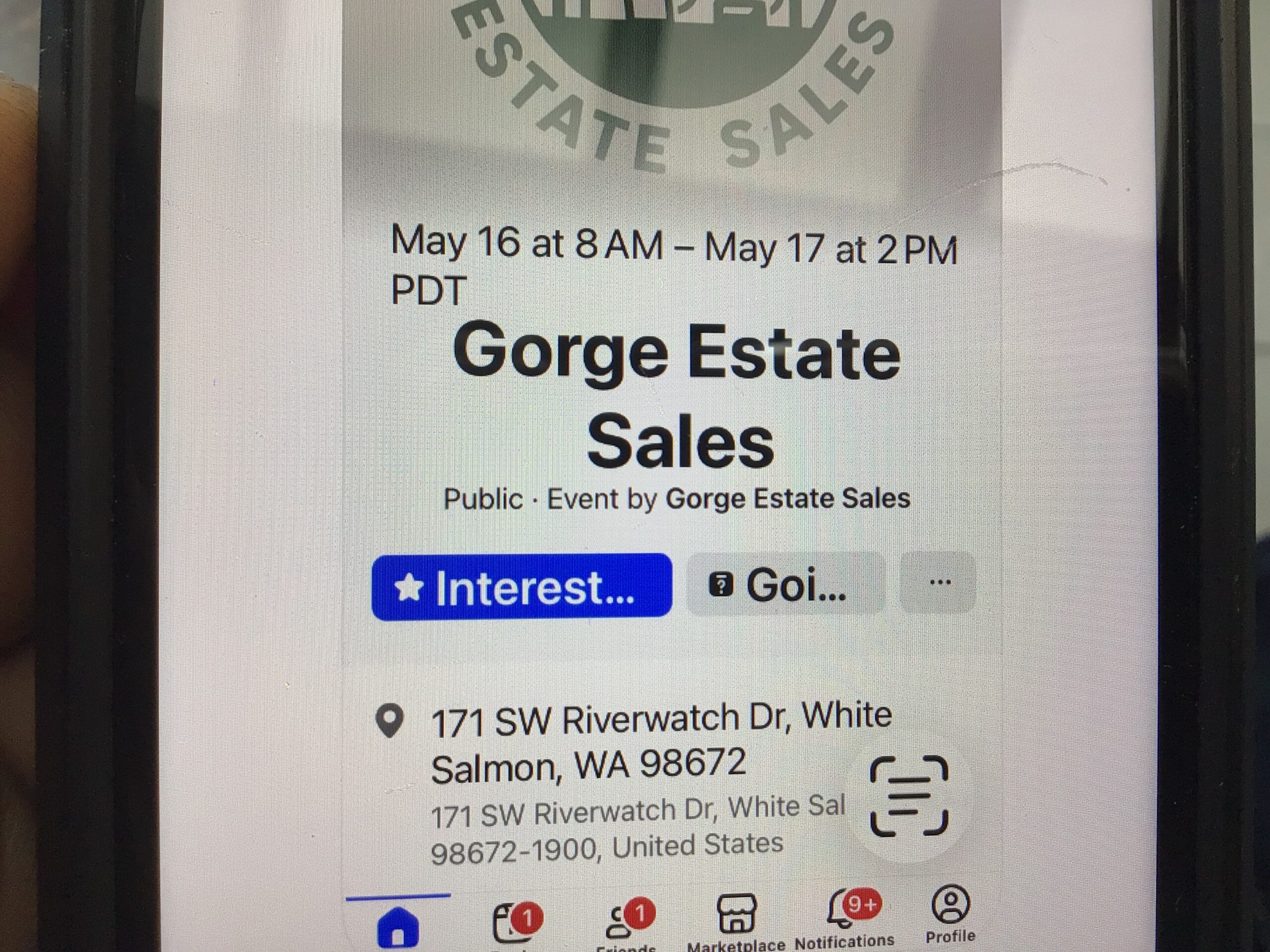 Estate sale this weekend