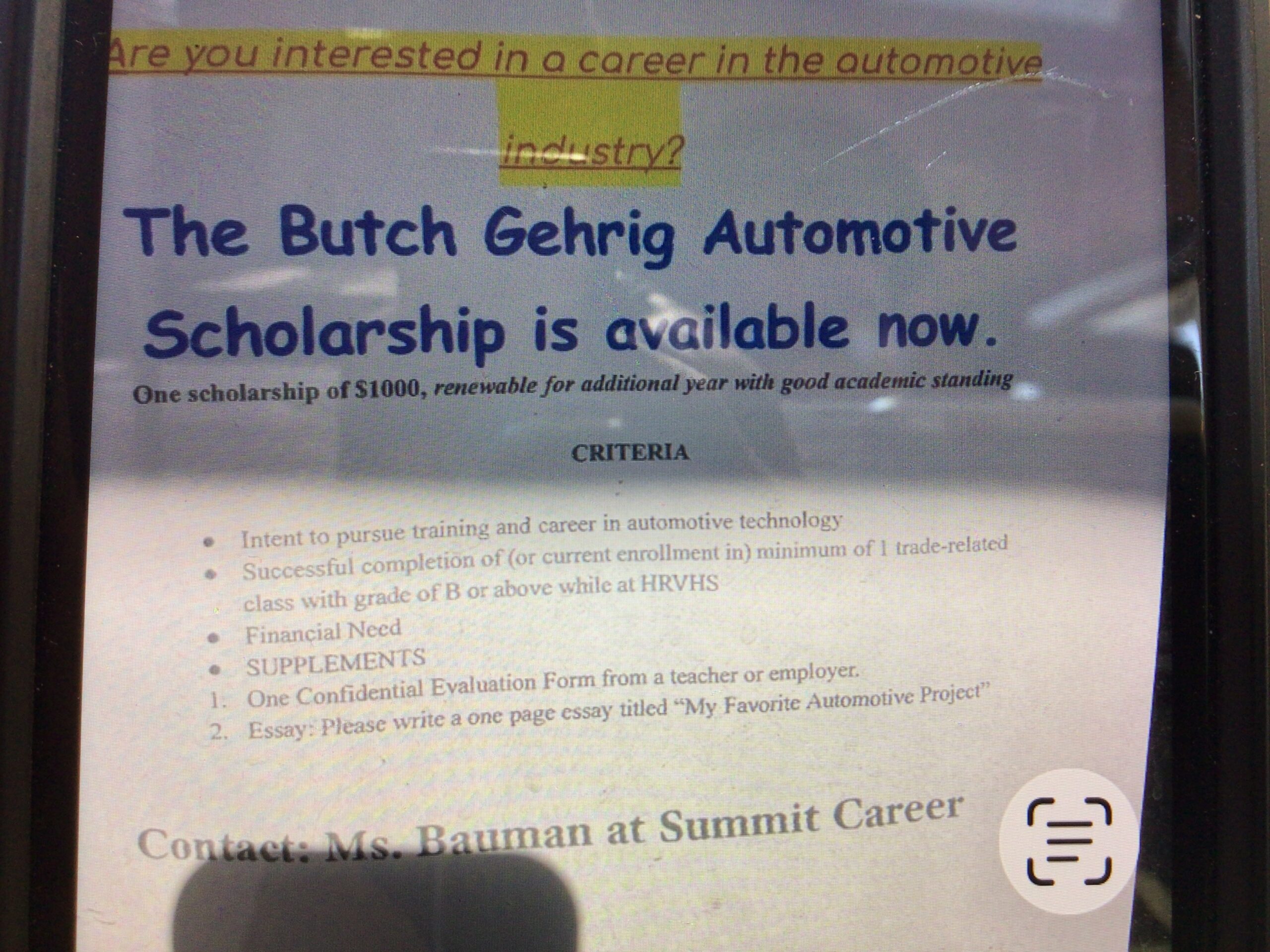 Scholarship