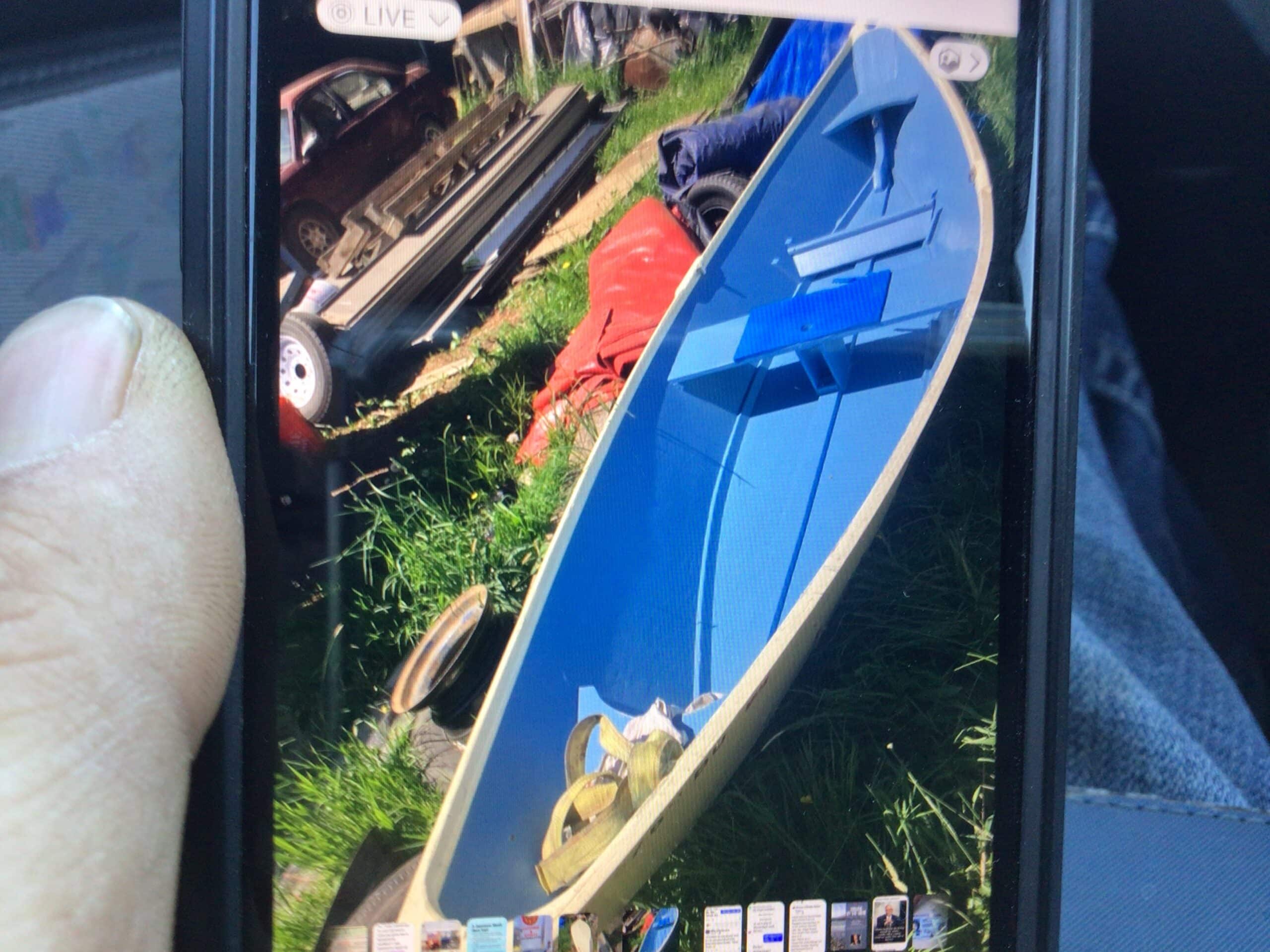 Wooden Row boat