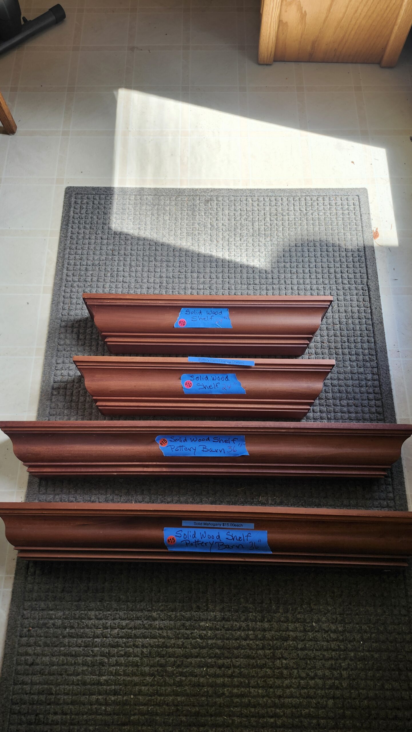 Pottery Barn Floating Shelves