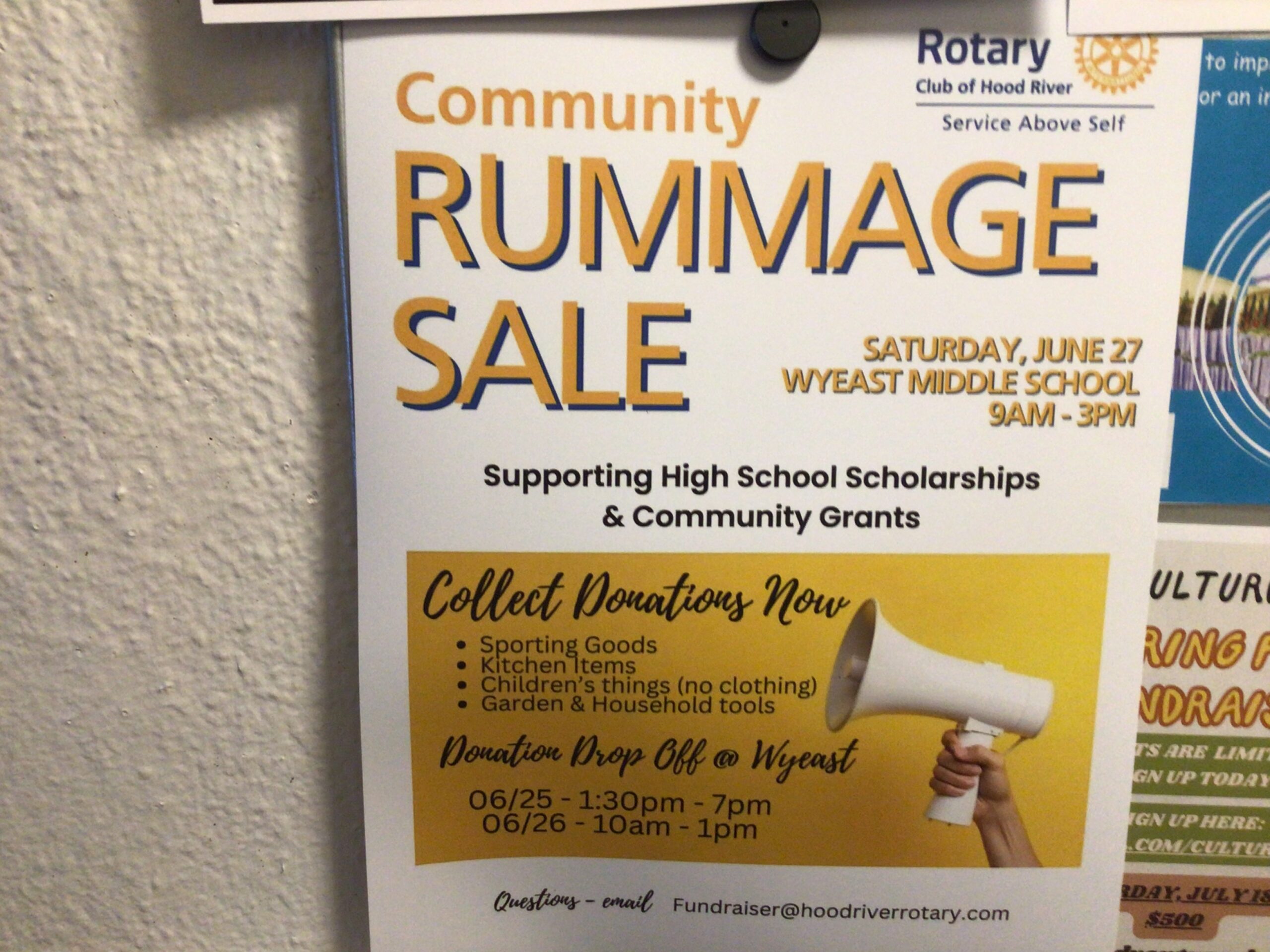 Rummage sale