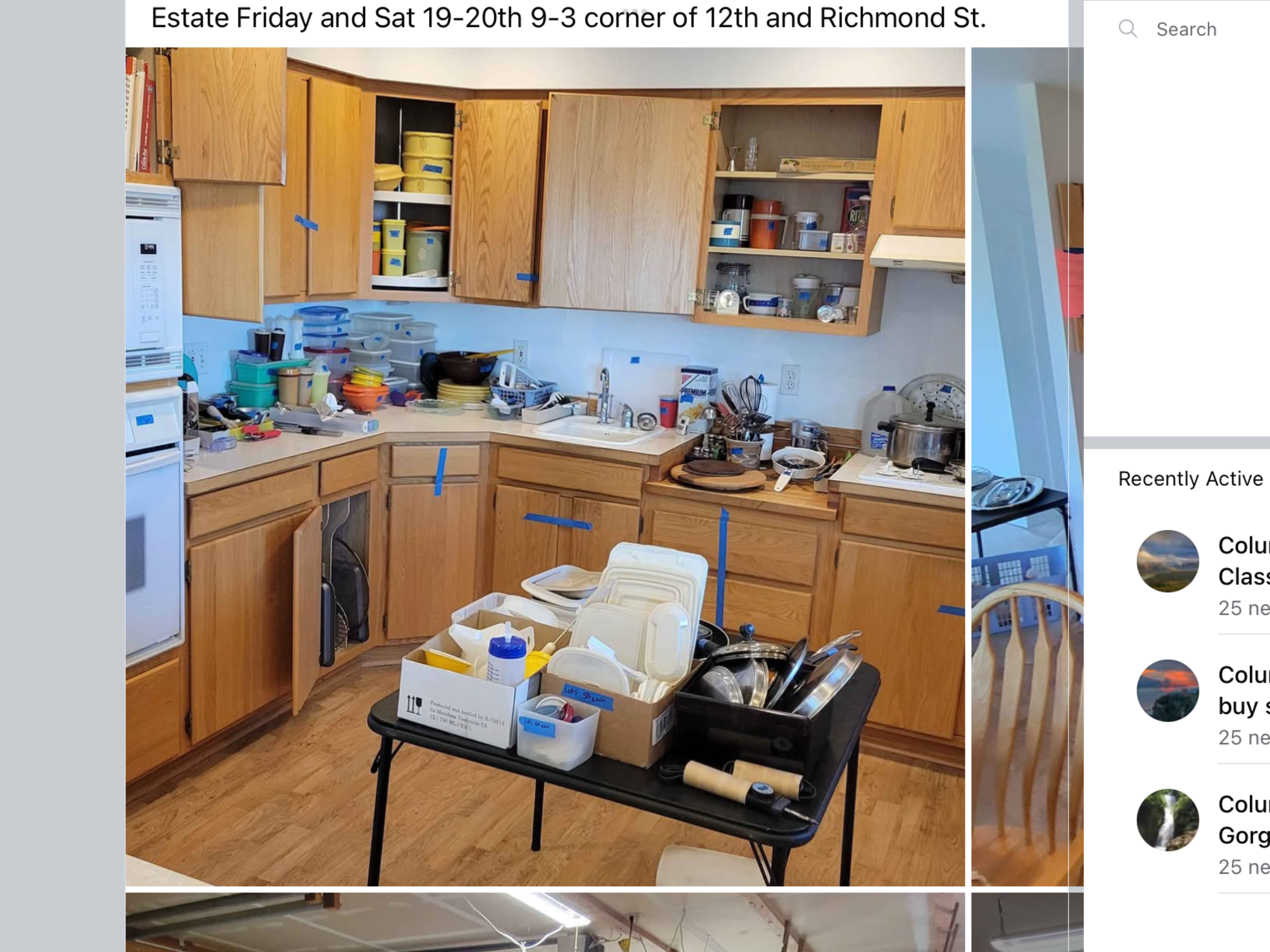 Estate sale today